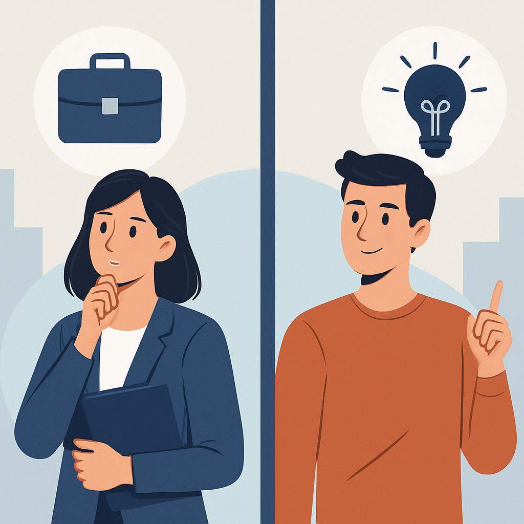 Alkalmazott vagy vállalkozó? Melyik út illik hozzád 2025-ben – előnyök, hátrányok és döntési szempontok