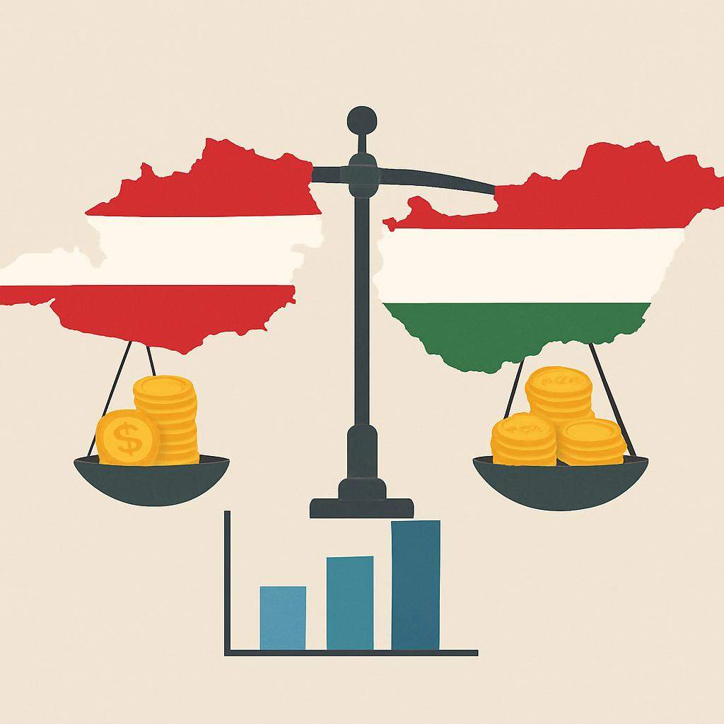 Ausztriai és magyarországi bérek összehasonlítása 2025-ben: Hol éri meg dolgozni?