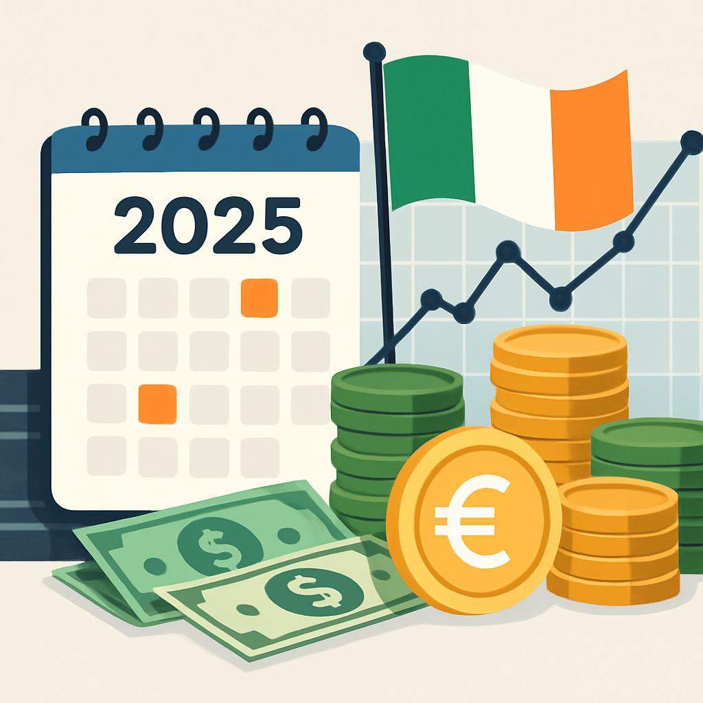 Írországi keresetek 2025-ben: Átlagbérek, különbségek és pénzügyi tippek